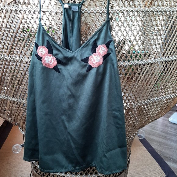 Camisole - Roxy, Small, Forest Green - Picture 2 of 3